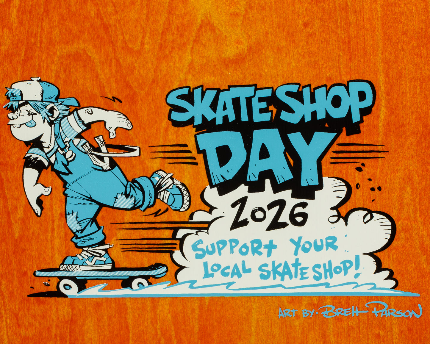 DLX Shop Keeper SSD26 Skateboard Deck 8.25"