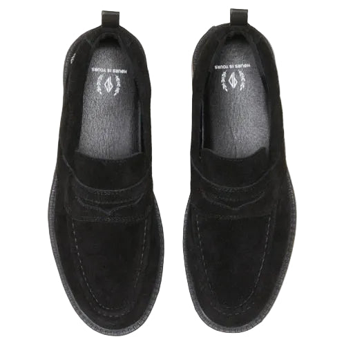 Hours is Yours Cohiba PD X Dollin Lug Loafer - Black Suede top