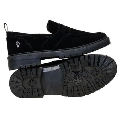 Hours is Yours Cohiba PD X Dollin Lug Loafer - Black Suede bottom