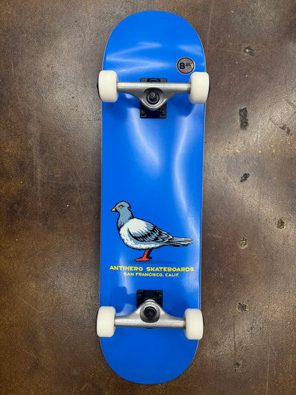 *BLEMISH* Antihero Pigeon Complete Skateboard Blue 8.25"