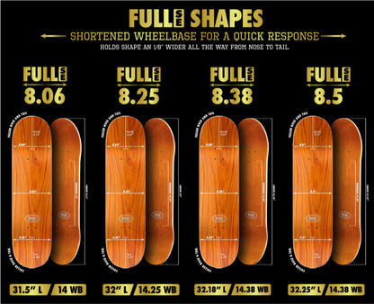 Real Ishod Gonz Oval Party Full SE Skateboard Deck 8.25"