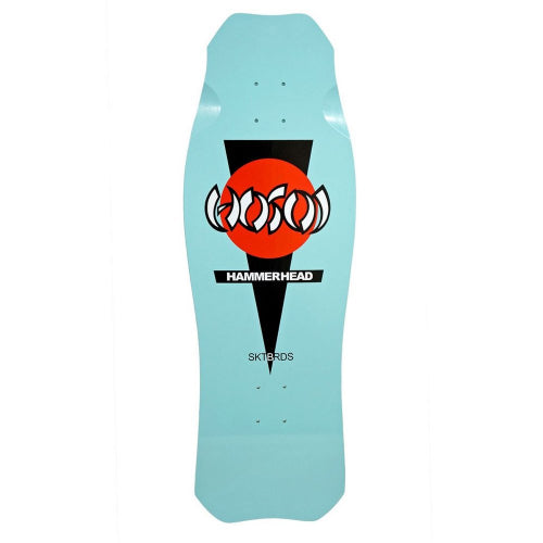 Hosoi OG Classic Hammerhead Reissue Skateboard Deck Turquoise 10.5"