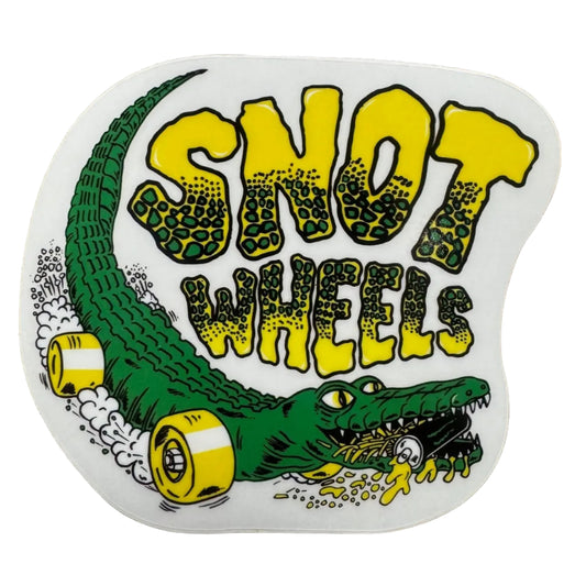 Snot Swampy's Monsters Sticker green yellow
