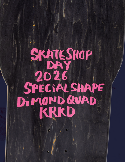 Krooked Quade Beamer SSD26 Skateboard Deck 10.75"