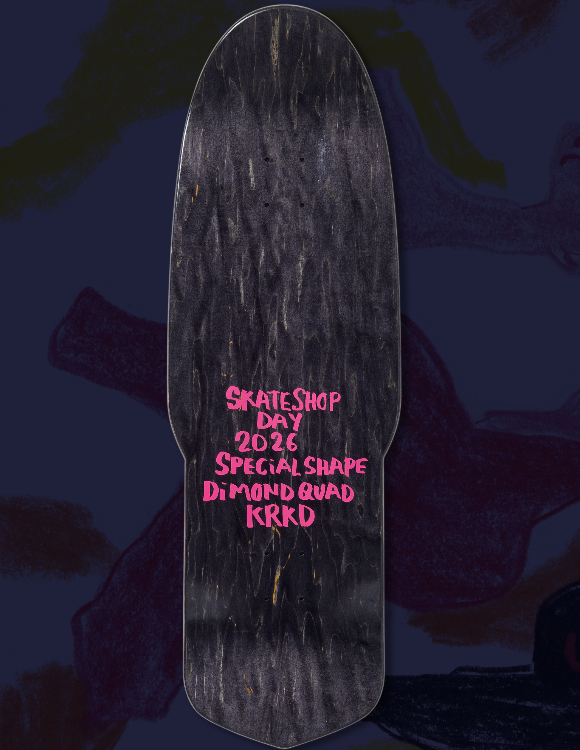 Krooked Quade Beamer SSD26 Skateboard Deck 10.75"