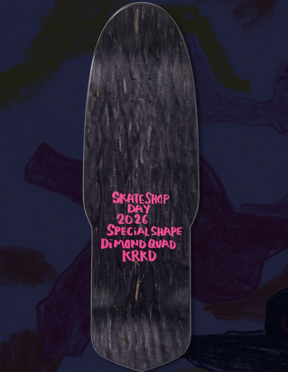 Krooked Quade Beamer SSD26 Skateboard Deck 10.75"