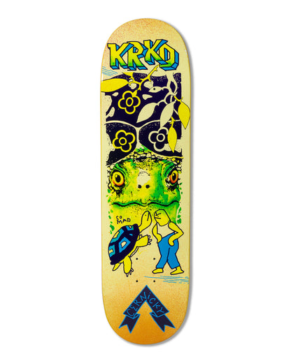 Krooked True Fit Cernicky Mad Turtle Skateboard Deck 8.5"
