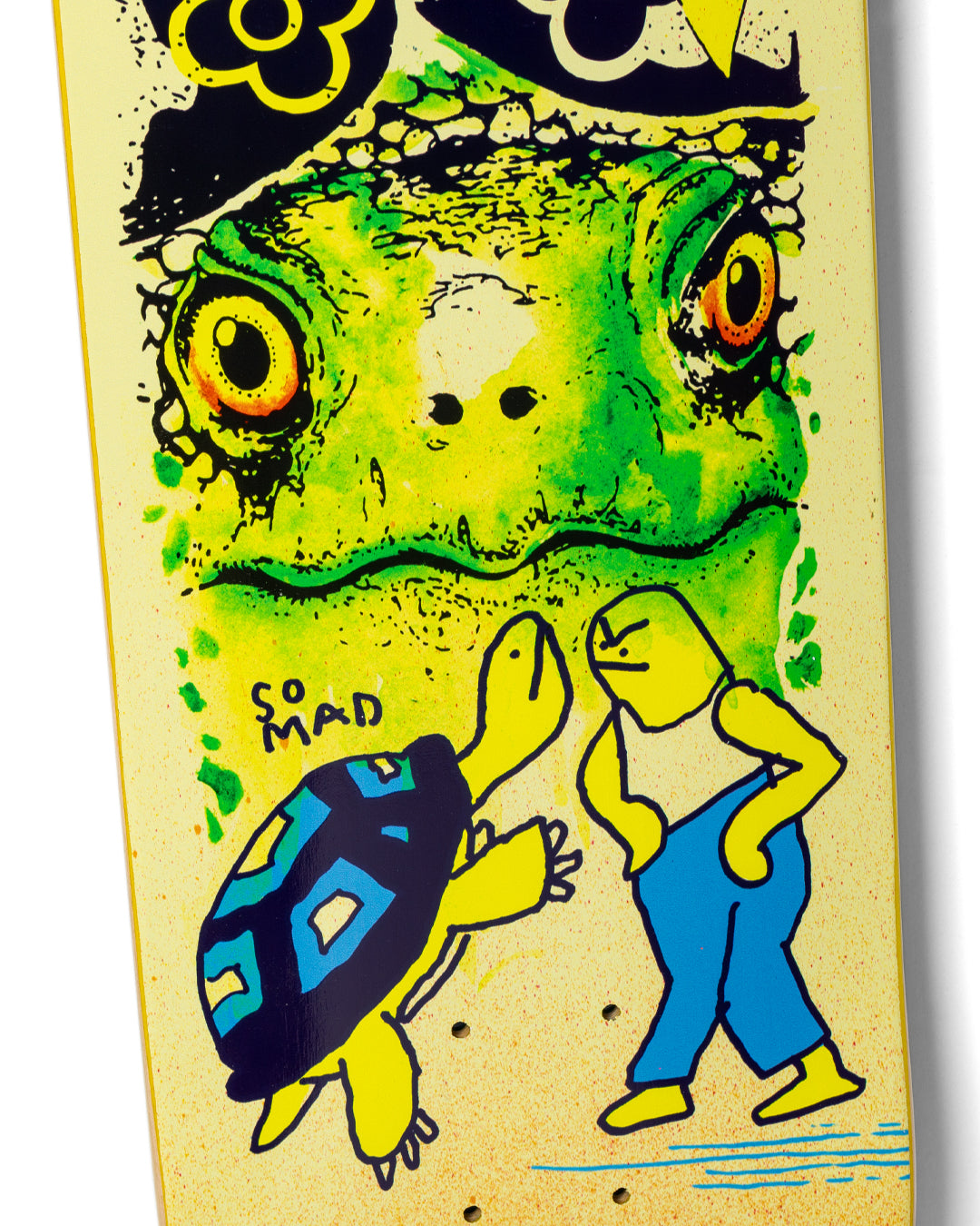 Krooked True Fit Cernicky Mad Turtle Skateboard Deck 8.5"