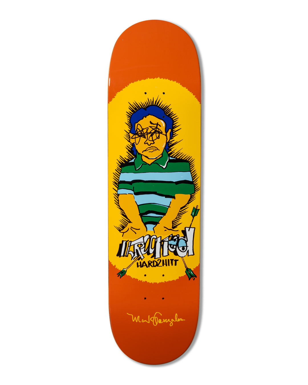 Krooked Gonz Hard2Hitt Skateboard Deck 8.5"