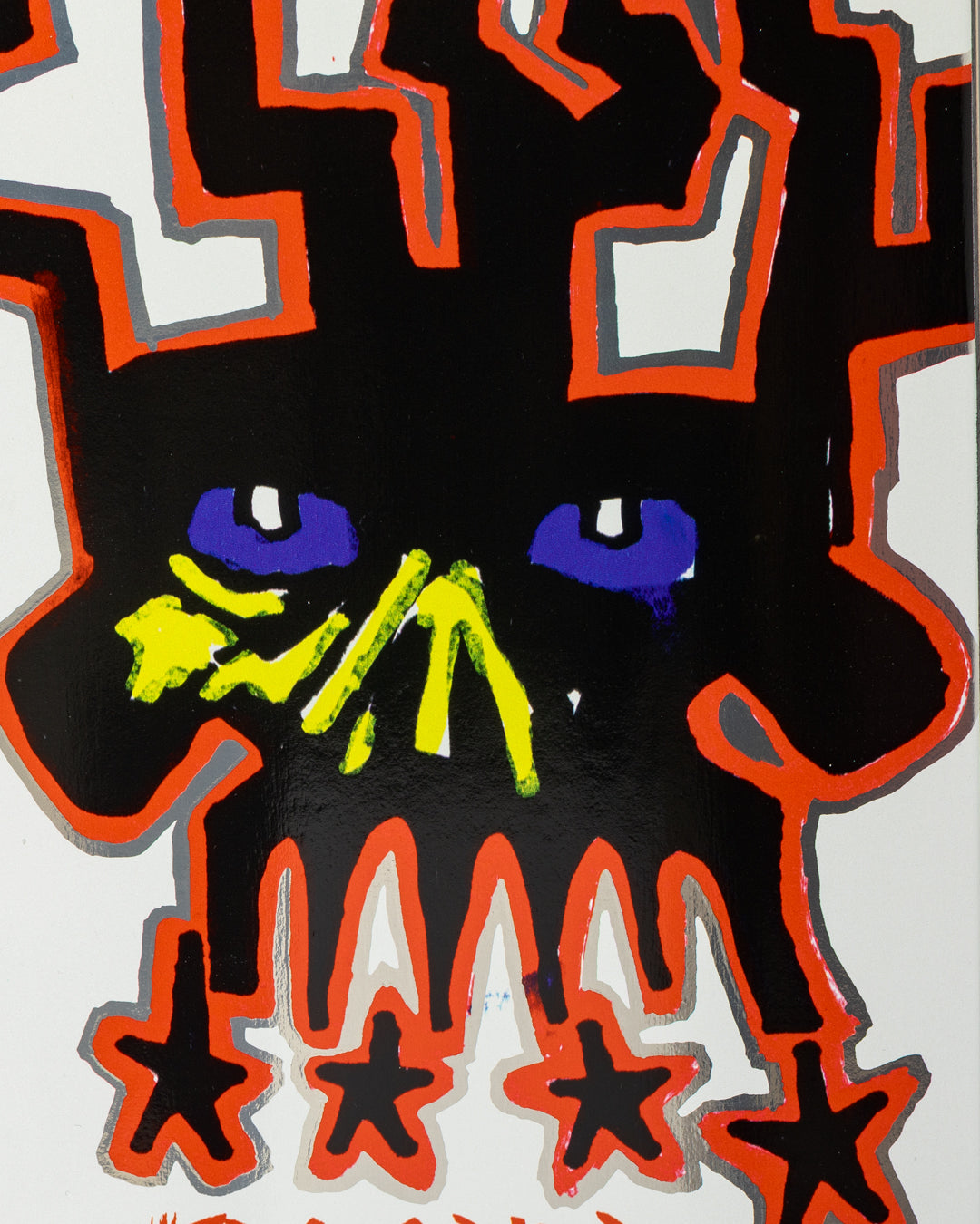 Krooked Manderson Skull King Skateboard Deck 8.38"