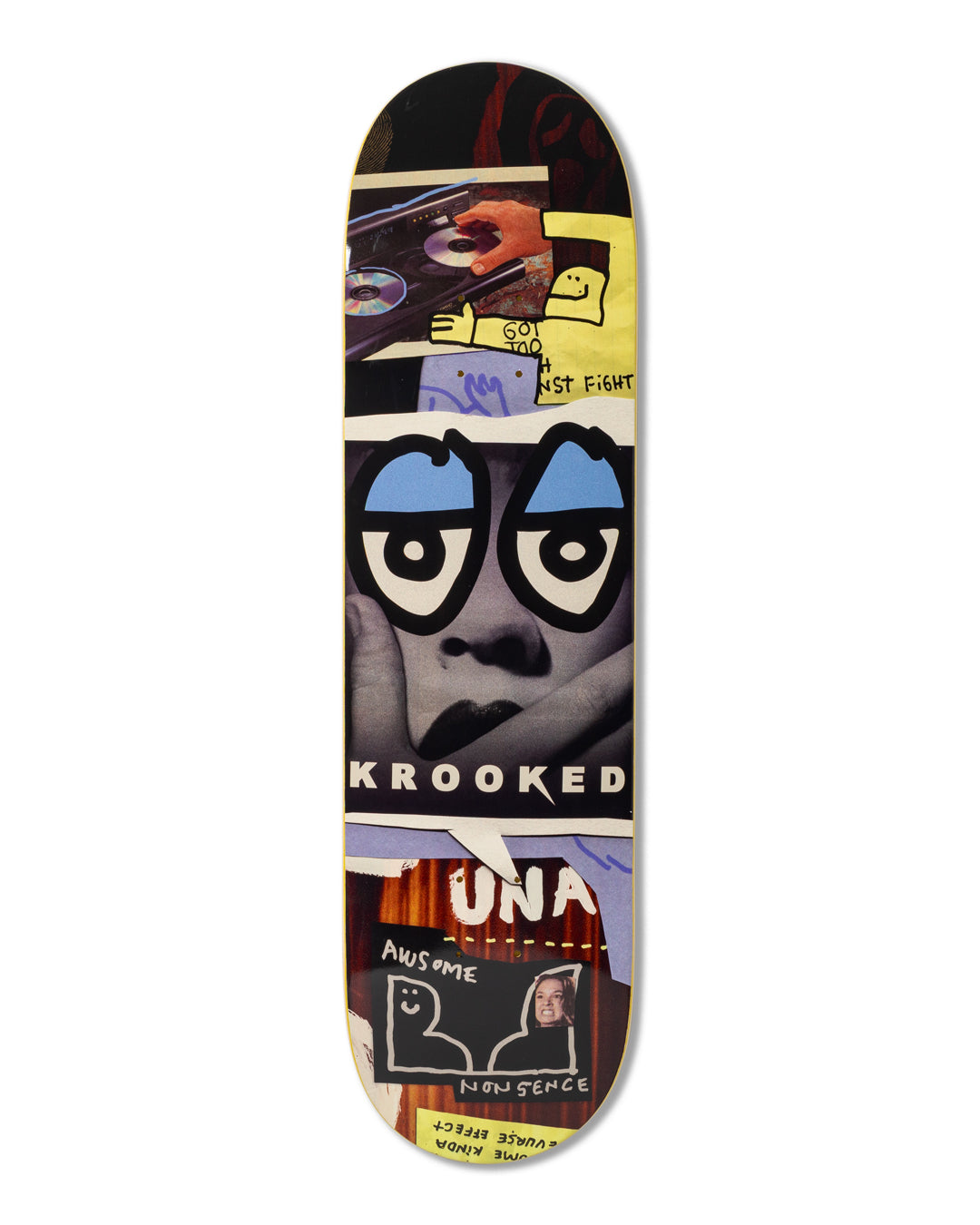 Krooked Una Nonsence Skateboard Deck 8.28"