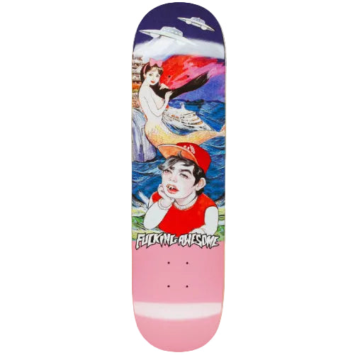 Fucking Awesome Mackey Kamakura Skateboard Deck 8.25" full bottom
