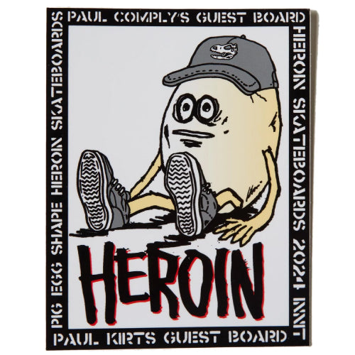 Heroin Eggzilla Stickers - Individual