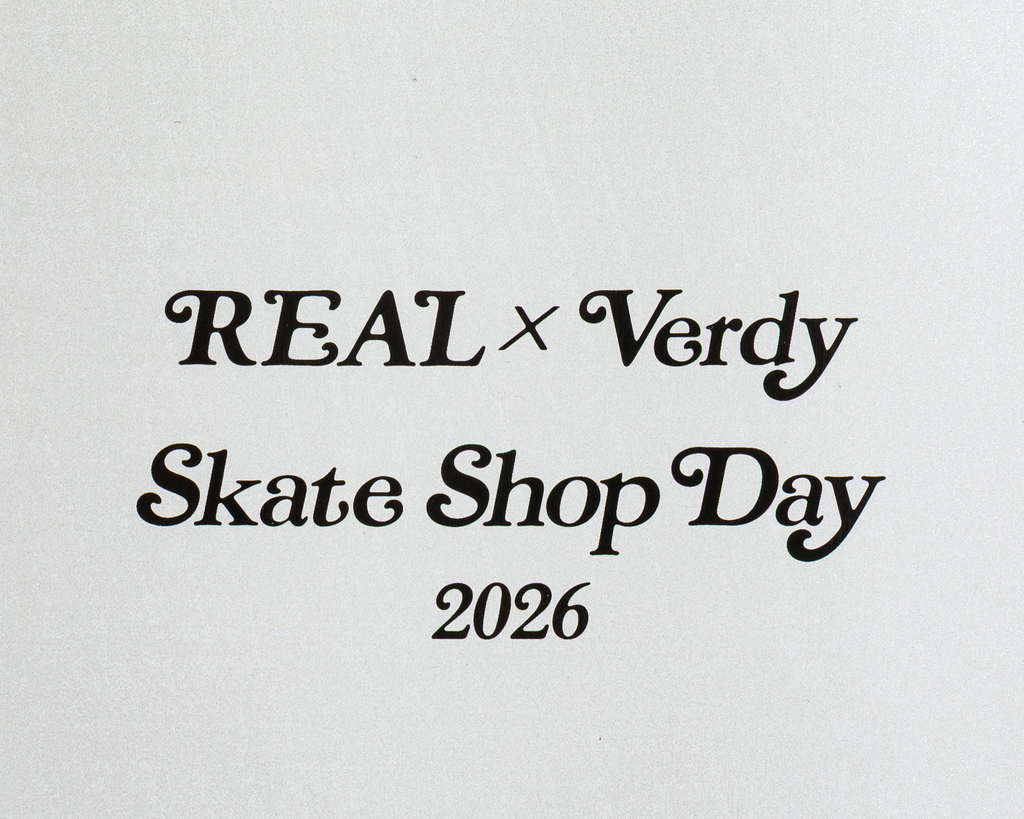 Real X Verdy Oval SSD26 Skateboard Deck 8.06"