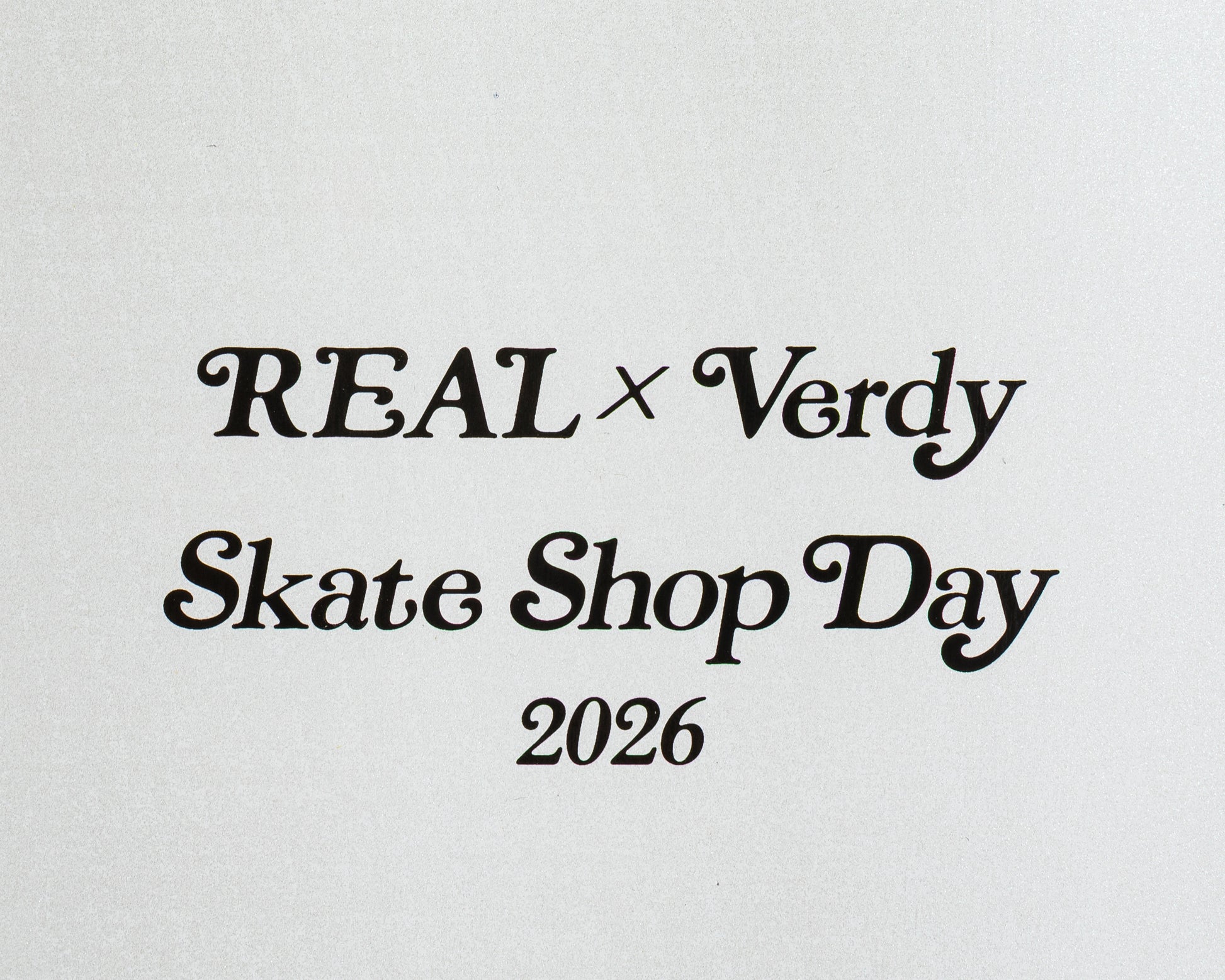 Real X Verdy Oval SSD26 Skateboard Deck 8.06"