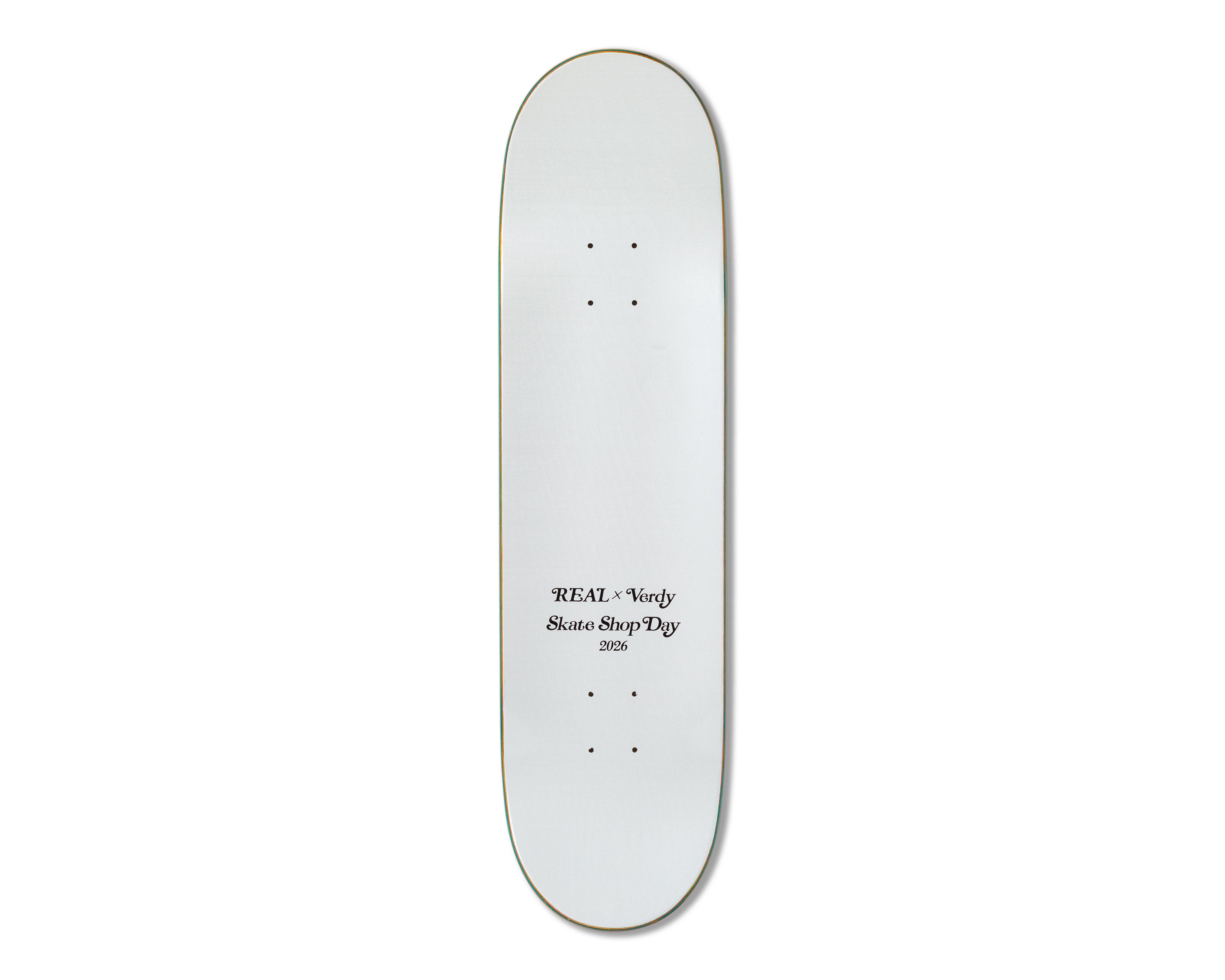Real X Verdy Oval SSD26 Skateboard Deck 8.06