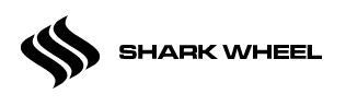 Shark Wheel DNA Longboard Wheels Red/Black Swirl 72MM 78A