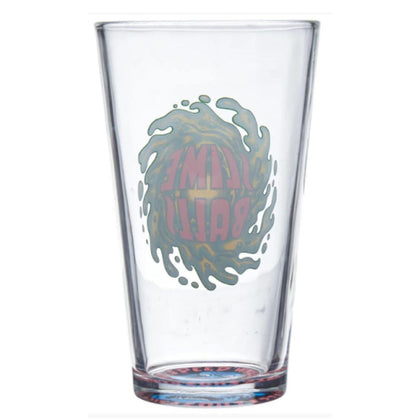 Santa Cruz Slimeballs Pint Glass back