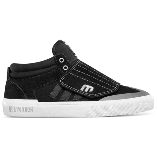 Etnies Windrow Vulc Mid X Andy Anderson Skateboarding Shoe - Black/White/Silver