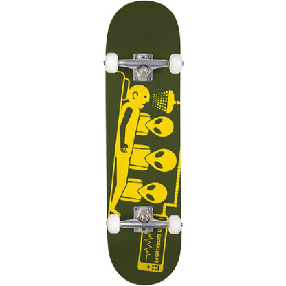 Alien Workshop Abduction Complete Skateboard Army Green 8.25"