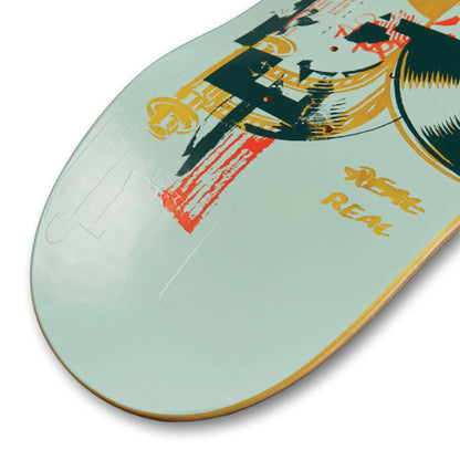 Real Mason Silva Abstraction Skateboard Deck Full Shape 8.25"