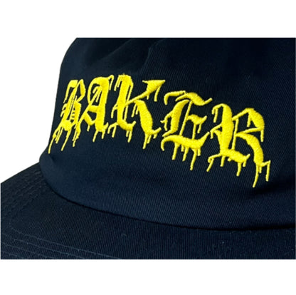 Baker Age of Destruction Snapback Hat - Navy embroidered logo