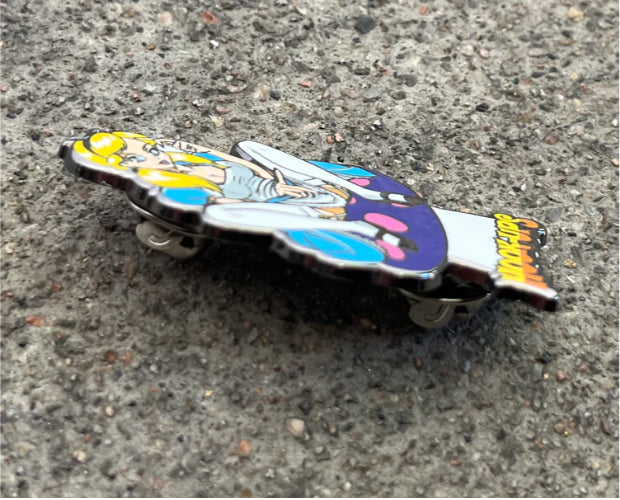 Hook-Ups Alice Enamel Pin