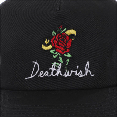 Deathwish Momentarily Align Snapback Hat - Black