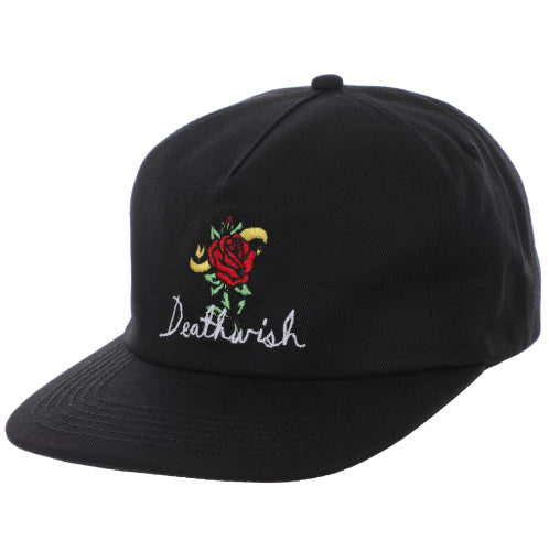 Deathwish Momentarily Align Snapback Hat - Black