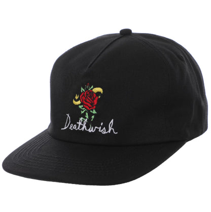 Deathwish Momentarily Align Snapback Hat - Black