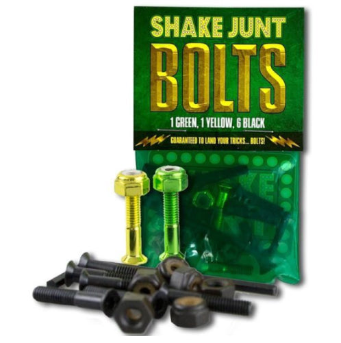 Shake Junt Allen Hardware Bolts Green/Yellow/Black 1"