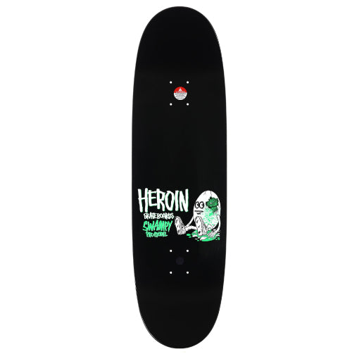 Heroin Symmetrical Alligator Egg Skateboard Deck 9.25"
