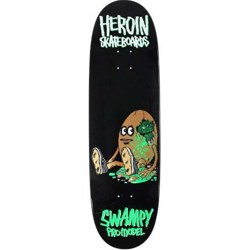 Heroin Symmetrical Alligator Egg Skateboard Deck 9.25"