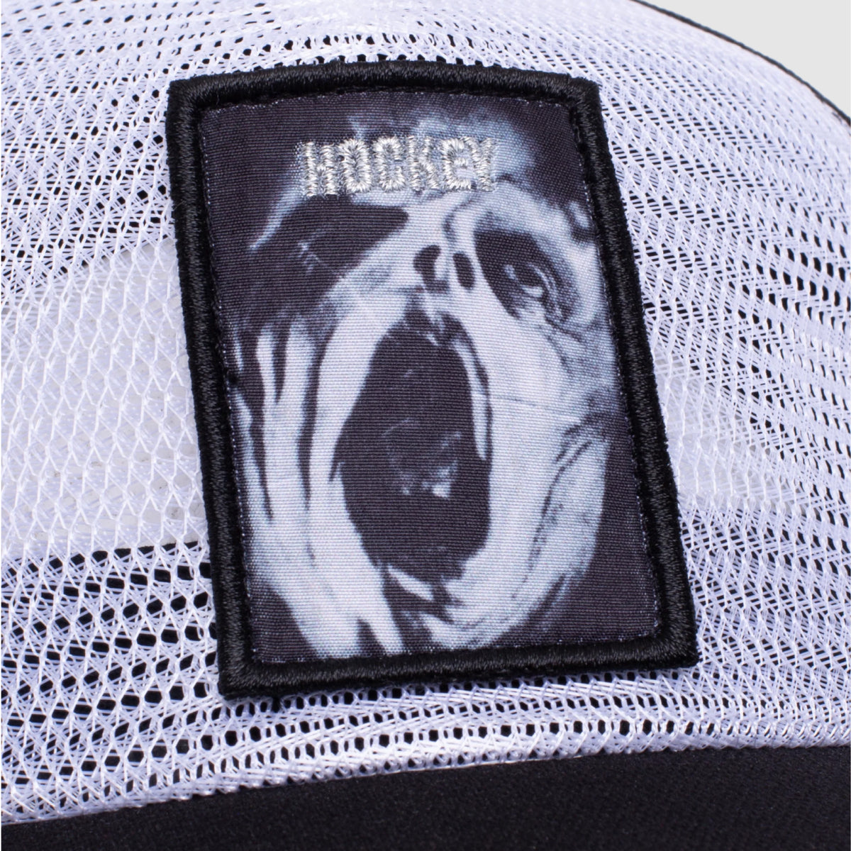 Hockey Altered States Reverse Trucker Hat - White/Black
