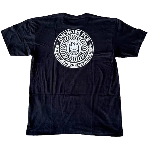 ANCHORS X SPITFIRE KTUL Tee - Black