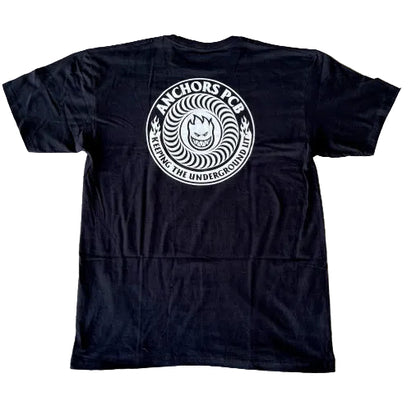 ANCHORS X SPITFIRE KTUL Tee - Black