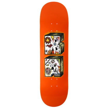 Antihero Anderson Stacked Skateboard Deck 8.75"