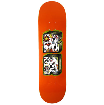 Antihero Anderson Stacked Skateboard Deck 8.75"