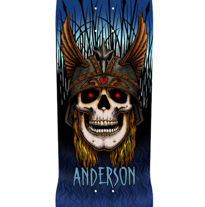 Powell Peralta Andy Anderson Heron Blue Skateboard Deck 9.13"