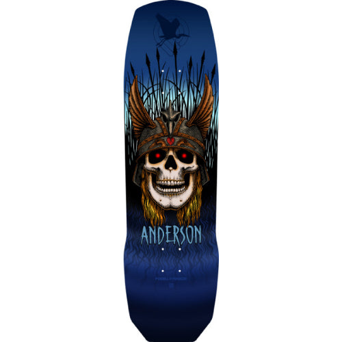 Powell Peralta Andy Anderson Heron Blue Skateboard Deck 9.13"