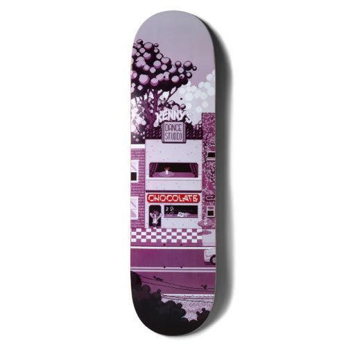 Chocolate Anderson Pixel City Skateboard Deck 8.25"