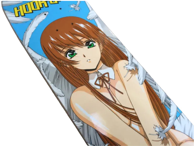 Hook-Ups Angel Girl Skateboard Deck 8.0" close