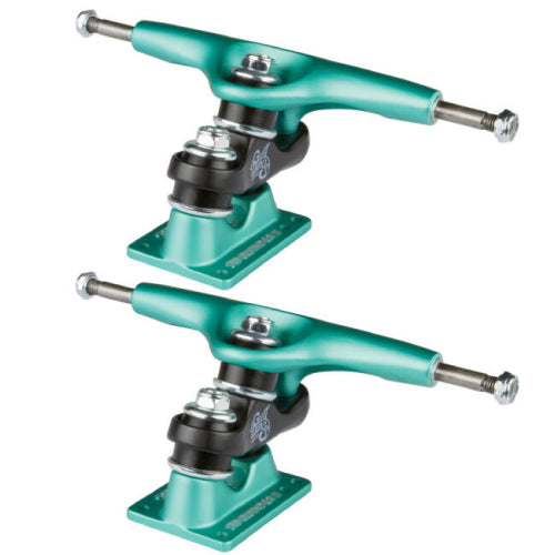 Gullwing Sidewinder II Trucks 9" (Set of 2) - Aqua/Black/Aqua