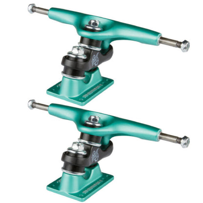 Gullwing Sidewinder II Trucks 9" (Set of 2) - Aqua/Black/Aqua