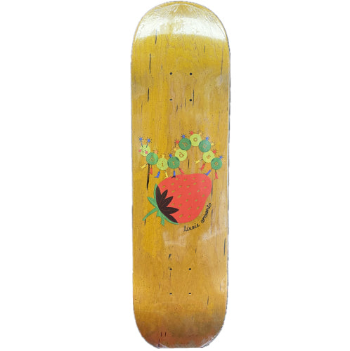 Birdhouse Armanto Strawberry Skateboard Deck 8.25" yellow veneer