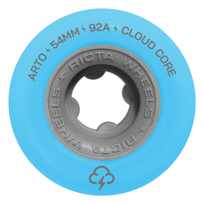 Ricta Cloud Core Arto Saari Wheels Light Blue 54MM 92A inside