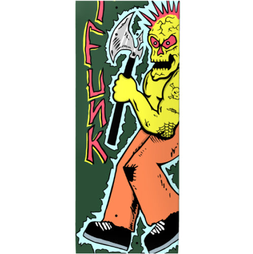 Baker T-Funk Axe Man Skateboard Deck 8.3875" close