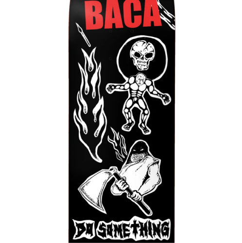 Baker Baca Divine Evil Skateboard Deck 8.5" graphic