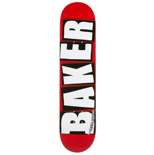 Baker Brand Logo Red/White Skateboard Deck 8.5"