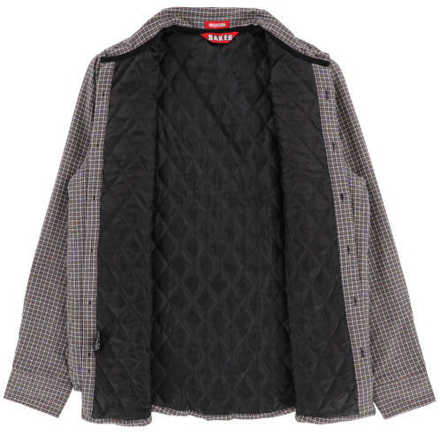 Baker Stitch Flannel Shirt Jacket - Black/White